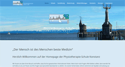 Desktop Screenshot of physiotherapie-schule-konstanz.de